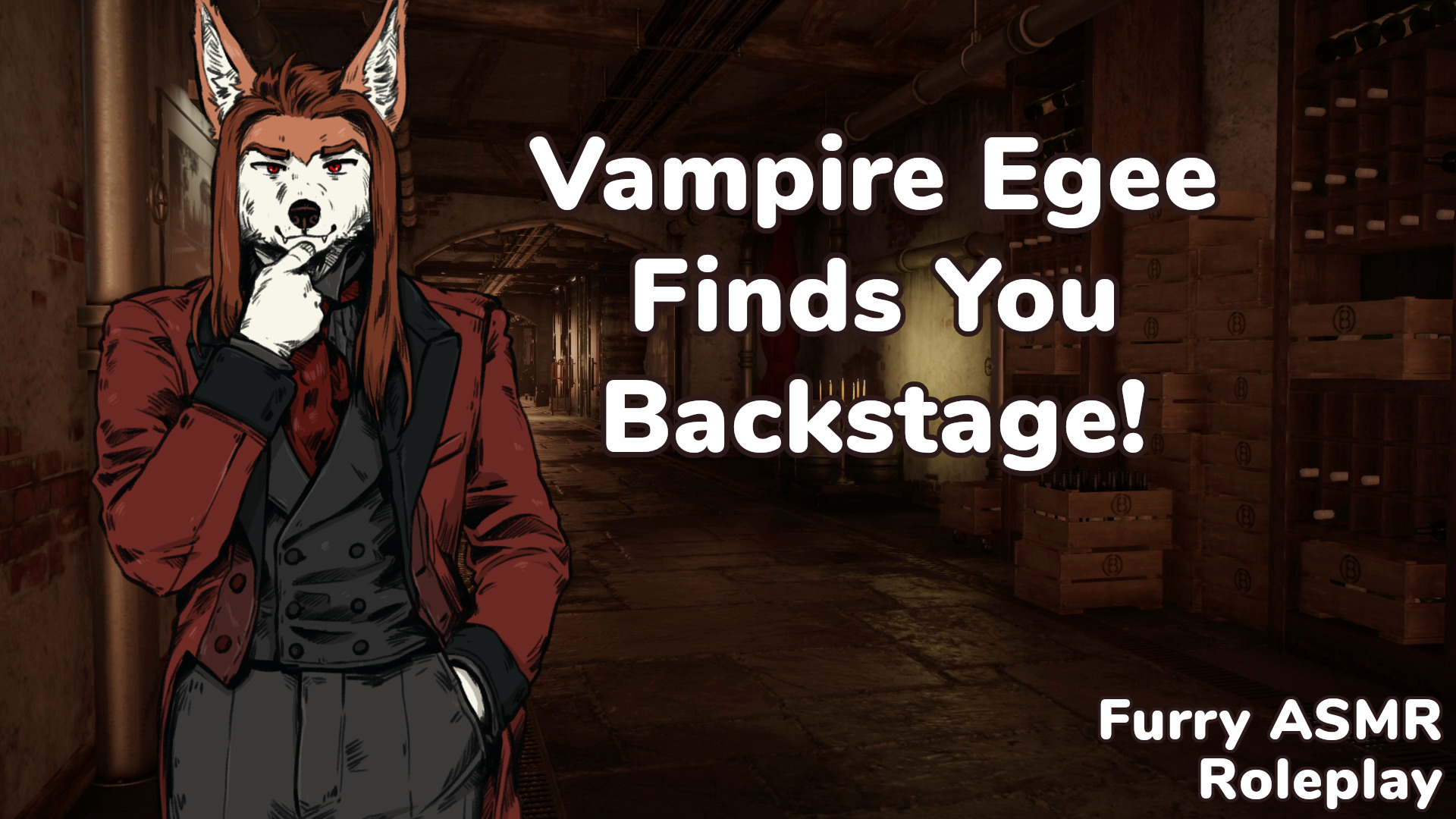 Vampire Egee Finds You Back Stage! | Soft Spoken Roleplay w/Ambiance & Fur Sounds